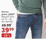 Herren Jeans "JOSH" Regular Slim Angebote bei AWG Halberstadt für 39,99 €