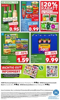 Sekt im Kaufland Prospekt "Aktuelle Angebote" mit 60 Seiten (Dortmund)