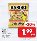 Minis im Angebot bei Markant Nordwest in Herford Minis Angebote von Haribo bei Markant Nordwest Herford für 1,99 €