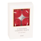 Bougies chauffe-plat (x12) rouges dans le catalogue Maisons du Monde