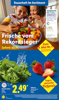 Erdbeeren im Lidl Prospekt "LIDL LOHNT SICH" mit 68 Seiten (Koblenz)