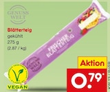 Blätterteig im Angebot bei Netto Marken-Discount in Coesfeld Blätterteig Angebote von Genuss Welt bei Netto Marken-Discount Coesfeld für 0,79 €