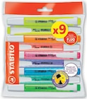 9 Surligneurs Swing Cool Fluo - STABILO - Super U à Cherbourg-Octeville 9 Surligneurs Swing Cool Fluo - STABILO en promo chez Super U Cherbourg-Octeville à 2,62 €