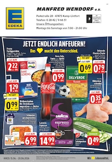 Aktueller EDEKA Prospekt für Kamp-Lintfort und Ungebung, Seiten zum blättern EDEKA Prospekt Aktuelle Angebote mit Seiten in Kamp-Lintfort und Umgebung