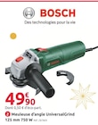 Meuleuse d'angle UniversalGrind 125 mm - Bosch dans le catalogue Mr. Bricolage