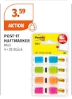 Haftmarker Mini von Post-it für 3,59 € bei Müller im Angebot Haftmarker Mini von Post-it im aktuellen Müller Prospekt