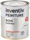 Peinture Bois blanc satin 2,5 L - INVENTIV en promo chez Mr. Bricolage Arles à 39,90 €