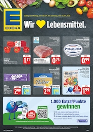 EDEKA Prospekt für Pommelsbrunn mit 8 Seiten EDEKA Prospekt "Wir lieben Lebensmittel!" für Pommelsbrunn, 8 Seiten, 08.09.2025 - 13.09.2025
