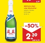 Extra Sekt oder Alkoholfrei Angebote von MM bei Netto Marken-Discount Wolfsburg für 2,39 €