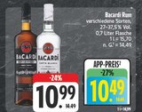 Rum Carta Negra Angebote von Bacardi bei EDEKA Freital für 10,49 €