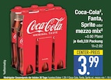 Coca-Cola, Fanta, Sprite oder mezzo mix Angebote von Coca-Cola bei E center Augsburg für 3,99 €