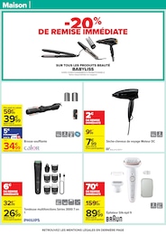 Offre Sèche-Cheveux dans le catalogue Carrefour du moment à la page 69