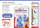 Film kristall-klar von Tesa im aktuellen GLOBUS Prospekt