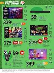 Promos Télévision dans le catalogue "Vague de fraîcheur sur votre budget" de E.Leclerc Télévision en promo dans le catalogue E.Leclerc à la page 20