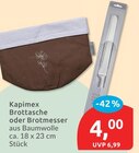 Brottasche von Kapimex für 4,00 € bei budni im Angebot Brottasche von Kapimex im aktuellen budni Prospekt