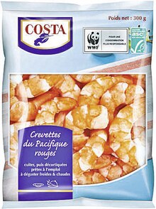 Crevettes du Pacifique Rouges surgelées - Casino Supermarchés à Paris Crevettes du Pacifique Rouges surgelées en promo chez Casino Supermarchés Paris à 8,73 €