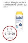 LINDA - Allergische Haut Sonnenschutz-Gel LSF 50+ Angebot im Prospekt Allergische Haut Sonnenschutz-Gel LSF 50+ bei LINDA im Prospekt "" für 19,99 €