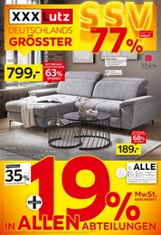 Wohnlandschaft Angebot im aktuellen XXXLutz Möbelhäuser Prospekt auf Seite 1