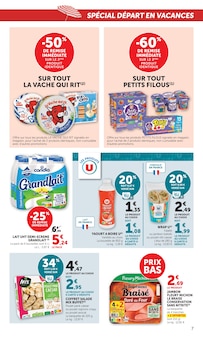Promotion Lait dans le prospectus U Express, valable du 30/06/2026 au 12/07/2026 Promo Lait dans le catalogue U Express du moment à la page 7