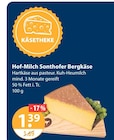 Hof-Milch Sonthofer Bergkäse von  im aktuellen V-Markt Prospekt für 1,39 €