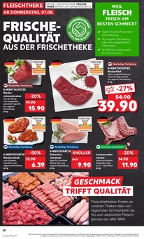 Rindfleisch im Kaufland Prospekt "Aktuelle Angebote" mit 60 Seiten (Hannover)
