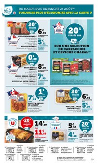 Promo Hamburger dans le catalogue Super U du moment à la page 19