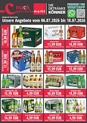 Veltins im Nuck Getränke Prospekt in Bautzen Aktueller Nuck Getränke Prospekt mit Veltins, "DIE GETRÄNKEKÖNNER", Seite 1