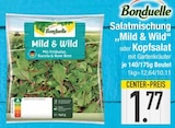 Salatmischung 'Mild & Wild' oder Kopfsalat von Bonduelle im aktuellen EDEKA Prospekt für 1,77 €