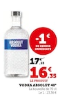 Vodka Absolut 40° - Absolut en promo chez U Express Alès à 16,35 €