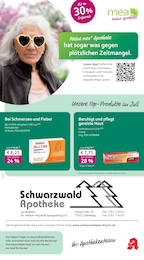 mea - meine apotheke Prospekt für Offenburg mit 4 Seiten mea - meine apotheke Prospekt für Offenburg: "Unsere Juli-Angebote", 4 Seiten, 01.07.2025 - 31.07.2025