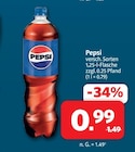 Aktuelle Pepsi Angebote bei Markant Nordwest in Bielefeld Aktuelles versch. Sorten Angebot bei Markant Nordwest in Bielefeld ab 0,99 €