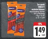 Aktuelle Mettwurst Angebote bei EDEKA in Chemnitz Aktuelles SNACK IT exclusive Kabanos Angebot bei EDEKA in Chemnitz ab 1,49 €