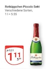 Aktuelle Rotkäppchen Sekt Angebote bei GLOBUS in Pulheim Aktuelles Piccolo Sekt Angebot bei GLOBUS in Pulheim ab 1,11 €