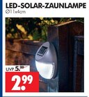 Aktuelle LED-Lampe Angebote bei Wreesmann in Dresden Aktuelles LED-SOLAR-ZAUNLAMPE Angebot bei Wreesmann in Dresden ab 2,99 €