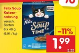 Soup Katzennahrung Angebote von Felix bei Netto Marken-Discount Görlitz für 1,99 €