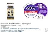 Capsules de café arabica - Monoprix dans le catalogue Monoprix