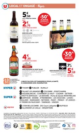 Promos Bière dans le catalogue "Célébrons LES PRODUCTEURS de chez nous" de Hyper U Bière en promo dans le catalogue Hyper U à la page 16