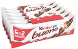 Barre chocolatée - KINDER BUENO - Supermarchés Match à Strasbourg Barre chocolatée - KINDER BUENO en promo chez Supermarchés Match Strasbourg à 6,70 €