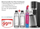Wassersprudler Duo Titan Vorteilspack Angebote von sodastream bei GLOBUS Kaarst für 99,99 €