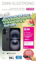 Der aktuelle Omni-Electronic Prospekt Der aktuelle Omni-Electronic Prospekt SOMMERAKTION: DEUTSCHLANDWEIT UNBEGRENZT SURFEN