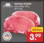 Aktuelle Schweinefleisch Angebote bei Netto Marken-Discount in Karlsruhe Aktuelles Schweine-Kotelett Angebot bei Netto Marken-Discount in Karlsruhe ab 3,99 €