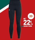 Legging Femme - Under Armour en promo chez E.Leclerc Saint-Denis à 22,75 €