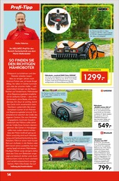 Rasenmäher-Roboter Angebot im aktuellen Hellweg Prospekt auf Seite 14