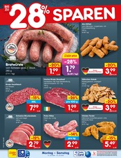 Bratwurst im Netto Marken-Discount Prospekt in Mülheim Aktueller Netto Marken-Discount Prospekt mit Bratwurst, "Aktuelle Angebote", Seite 16