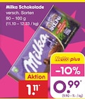 Schokolade bei Netto Marken-Discount im Großkrotzenburg Prospekt für 0,99 €
