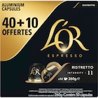 Capsules Café Ristretto L'or en promo chez Auchan Hypermarché Marignane à 9,99 €