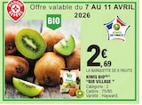 Kiwis Bio - Bio Village dans le catalogue E.Leclerc