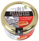 RILLETTES SARDINES TOMATE - JACQUES GONIDEC en promo chez NaturéO Asnières-sur-Seine à 2,75 €