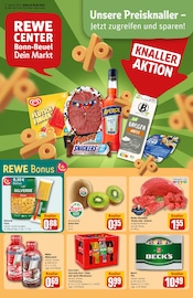 Becks im REWE Prospekt in Bonn Aktueller REWE Prospekt mit Becks, "Dein Markt", Seite 1