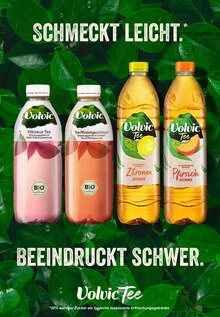 Aktueller Volvic Tee Prospekt Aktueller Volvic Tee Prospekt "Schmeckt leicht. Beeindruckt schwer." mit 5 Seiten